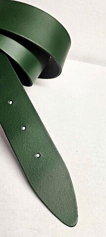 40mm Belt Blank - Dark Green