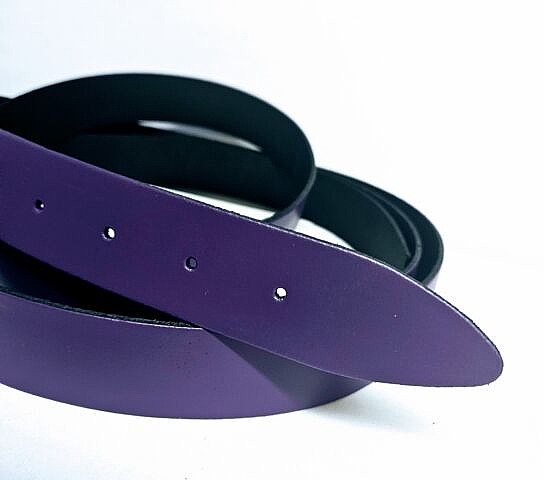 40mm Belt Blank - Purple