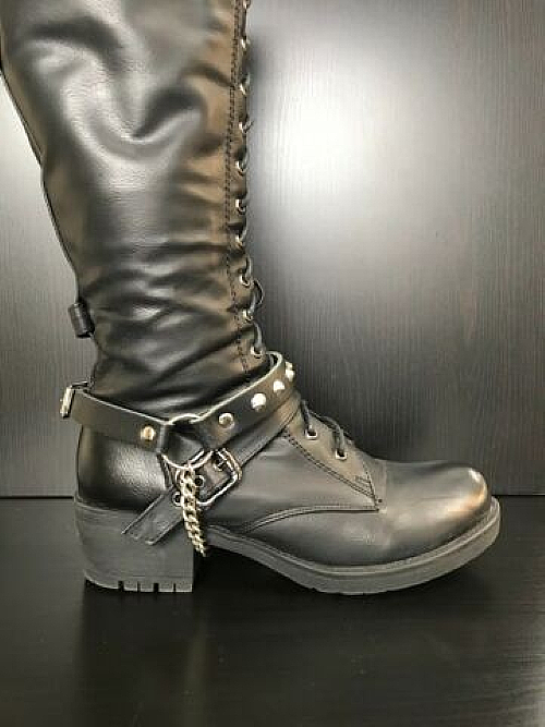 Boot Strap - Black - Conical (1)