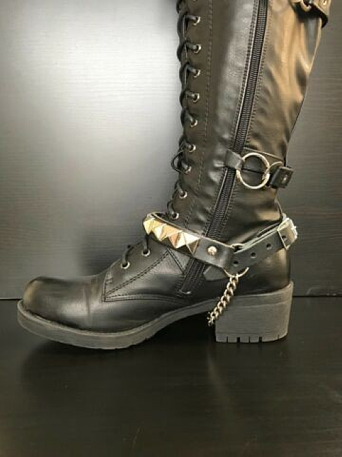 Boot Strap - Black - Pyramid