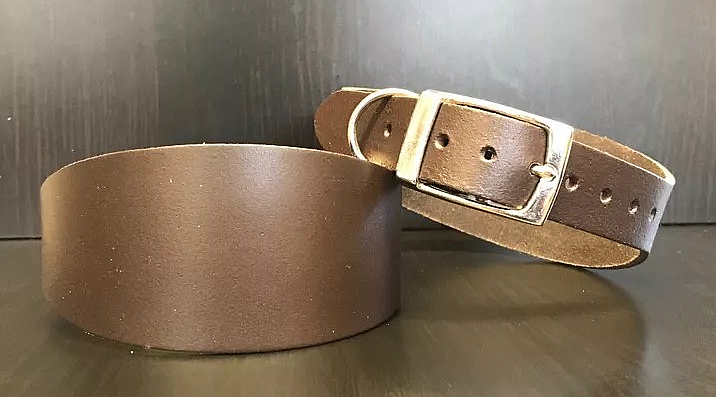 Greyhound Collar - Dark Brown