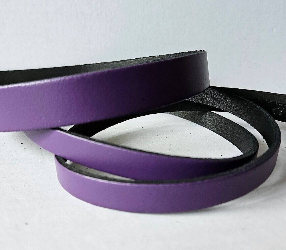 Leather Straps - Purple