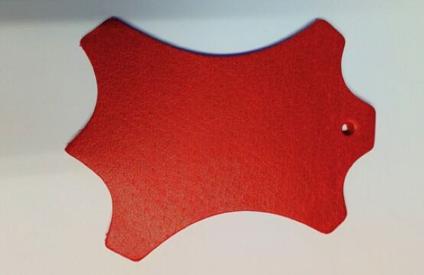 Leather Swatch - Red