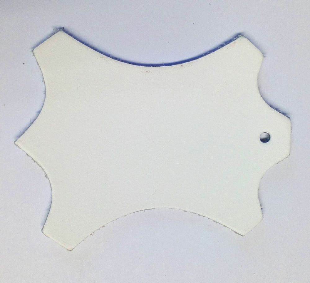 Leather Swatch - White