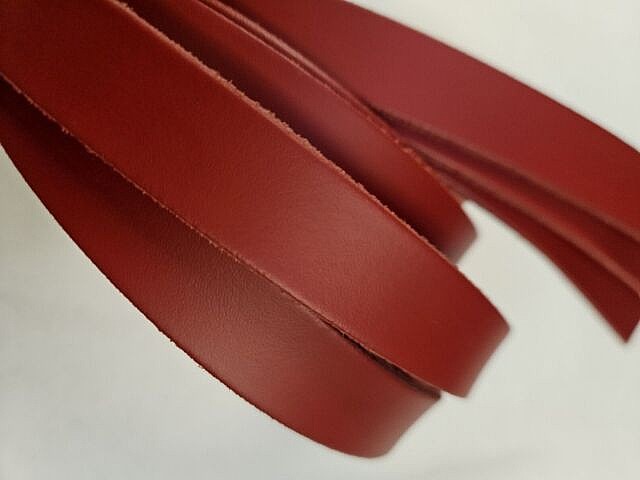 Leather Strap - Wine Red